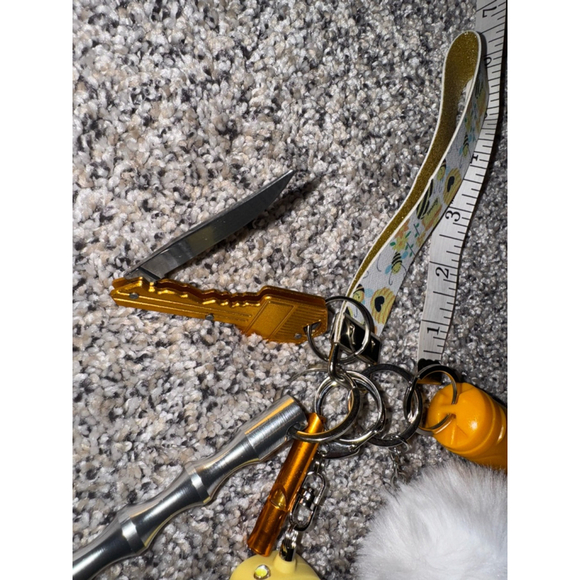 Women's Unbranded Keychain One Size Yellow self defense items - Picture 6 of 6